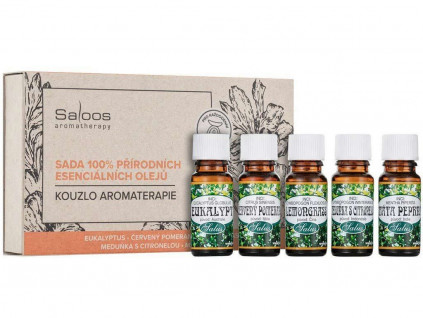 saloos kouzlo aromaterapie sada 100 prirodnich eterickych oleju