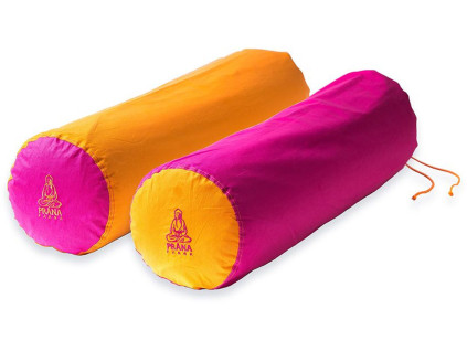 bolster na jogu valec obojstranny ruzovy oranzovy