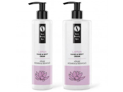 hydratacni krem sara beauty spa lotos a leknin | 250 a 500 ml