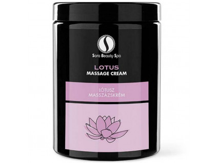 masazni krem na oblicej a telo sara beauty spa lotos | 1000 ml