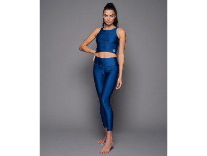 sportovni tilko yoginis blue denim crop top | zepredu