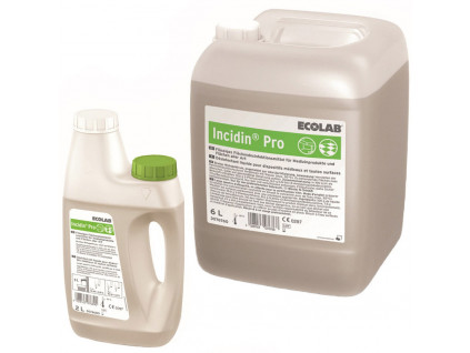 incidin pro - koncentrovany prostredek na cisteni a dezinfekci povrchu | 2 l a 6 l