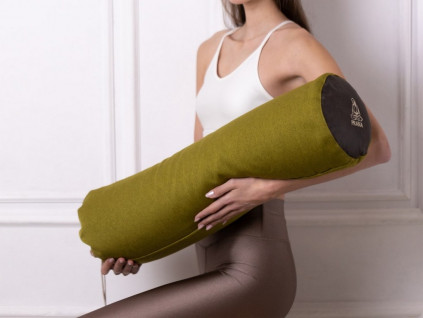 joga bolster prana s potahem bombay olivova | 1