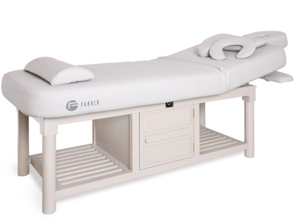 pevne masazni lehatko s vyhrivanim fabulo spa harmony 303 | siva