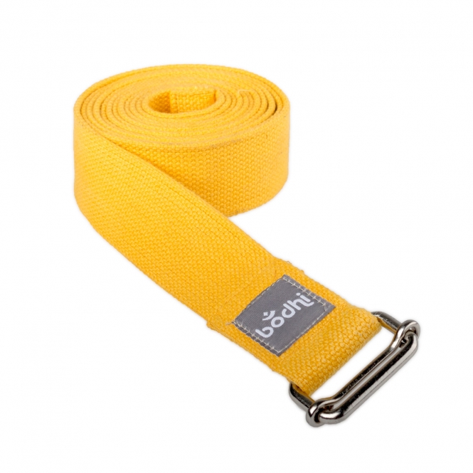 Levně BODHI YOGA ASANA, , 2,5 m x 38 mm Barva: šafránová