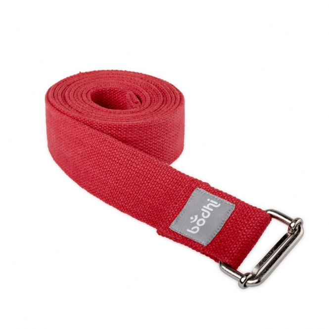 Levně BODHI YOGA ASANA, , 2,5 m x 38 mm Barva: bordová