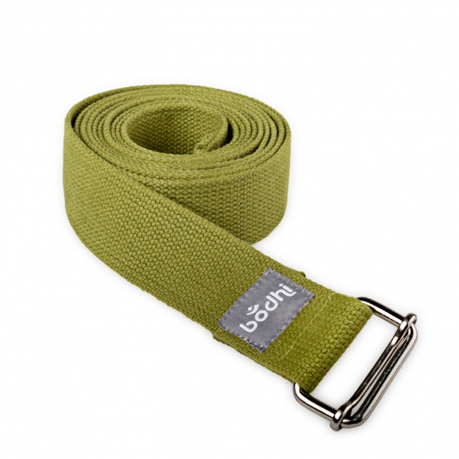 Levně BODHI YOGA ASANA, , 2,5 m x 38 mm Barva: olivová