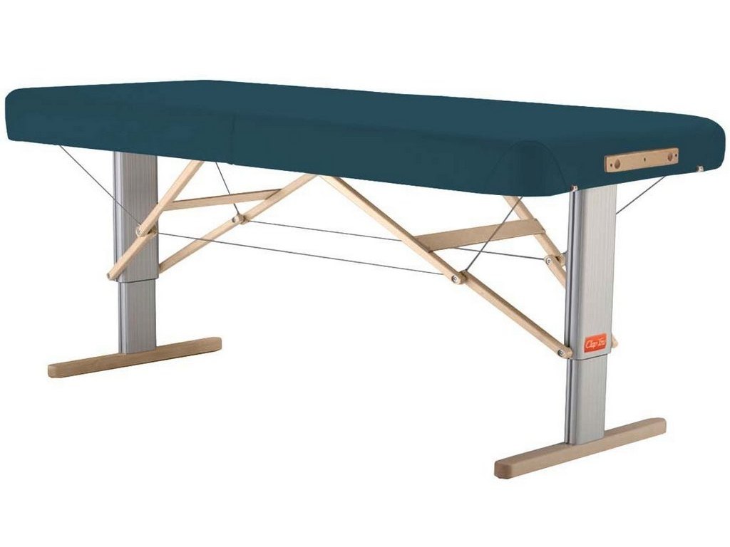 Levně Přenosné elektrické masážní lehátko Clap Tzu Linea Physio Barva: PU - modrá (saphir), Doplňky: síťové napájení, Rozměry: 192 x 65 cm