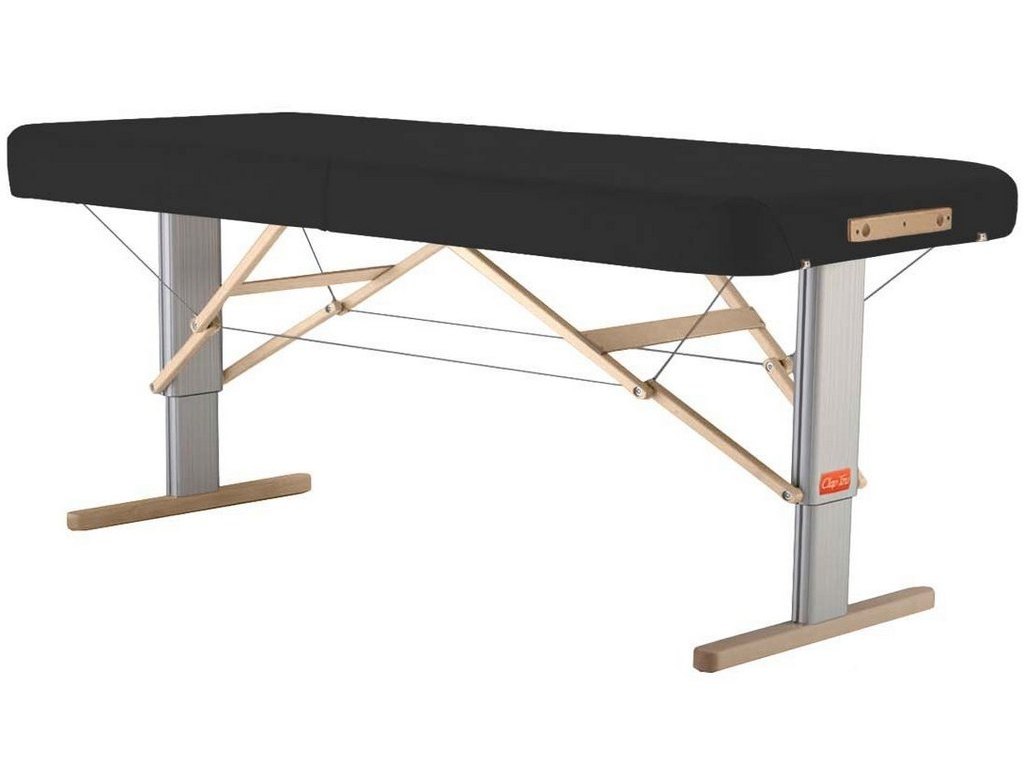 Přenosné elektrické masážní lehátko Clap Tzu Linea Physio Barva: PU - černá (black), Doplňky: síťové napájení, Rozměry: 192 x 65 cm