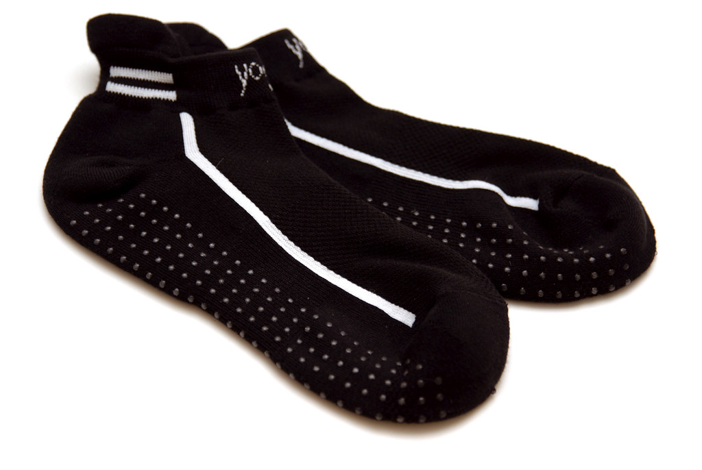 Protiskluzové ponožky na jógu SISSEL® Yoga Socks Barva: černá, Velikosti: S/M (36-40)