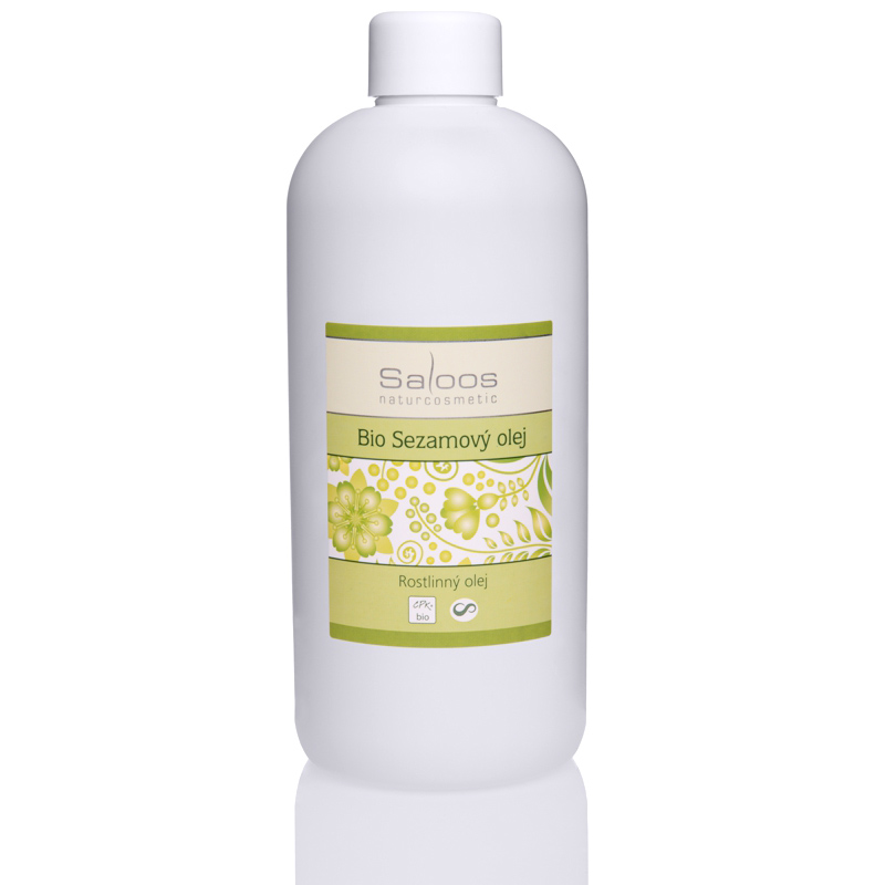 Levně Saloos Bio sezamový rostlinný olej lisovaný za studena Objem: 500 ml