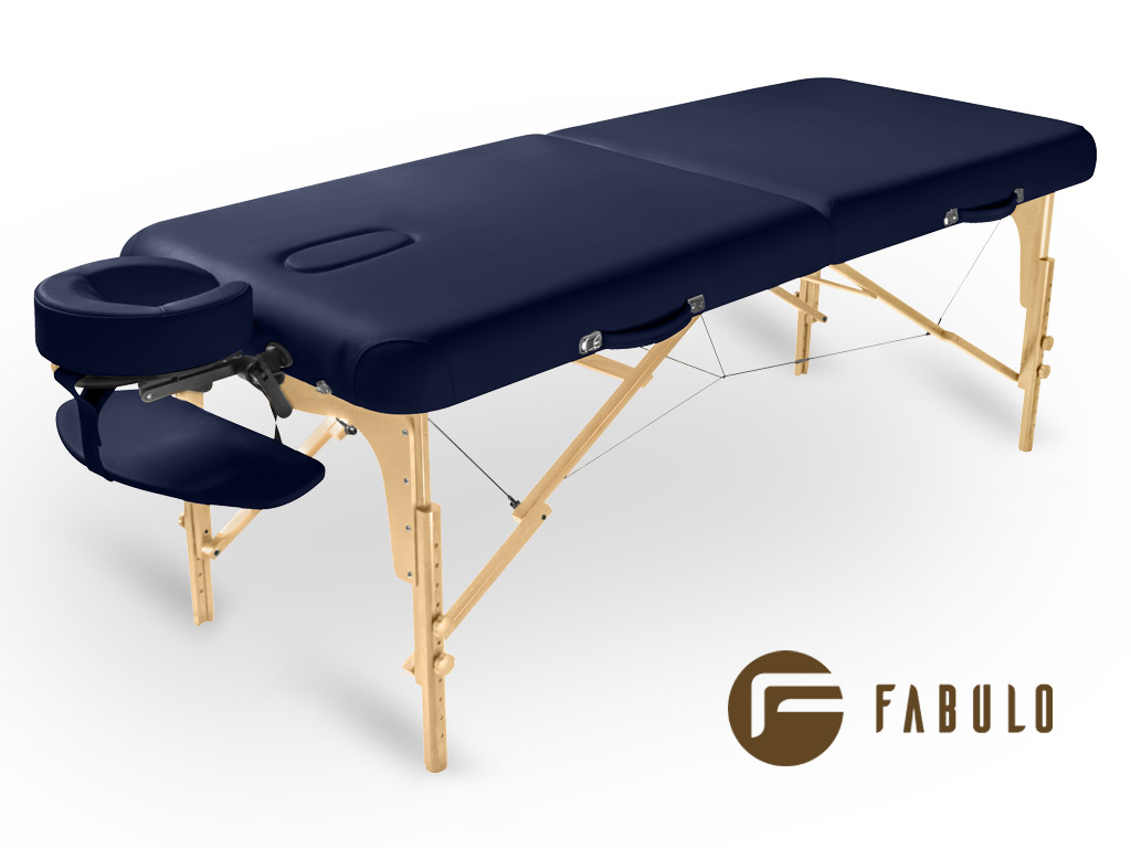 Levně Fabulo GURU Set dřevěný masážní stůl Barva: tmavě modrá