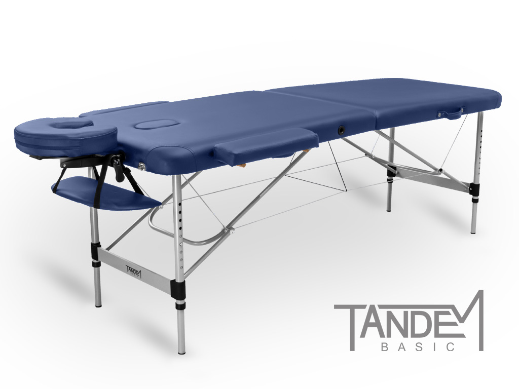 Levně Skládací masážní stůl TANDEM Basic ALU-2 Barva: modrá