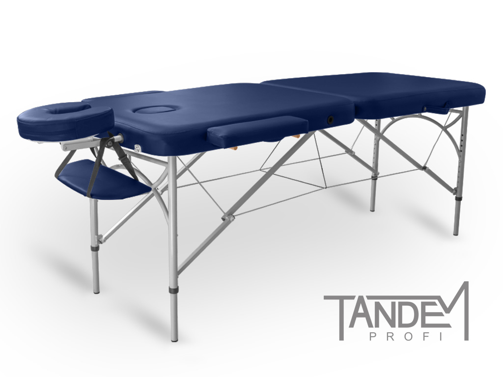 Levně Skládací masážní stůl TANDEM Profi A2D Barva: modrá