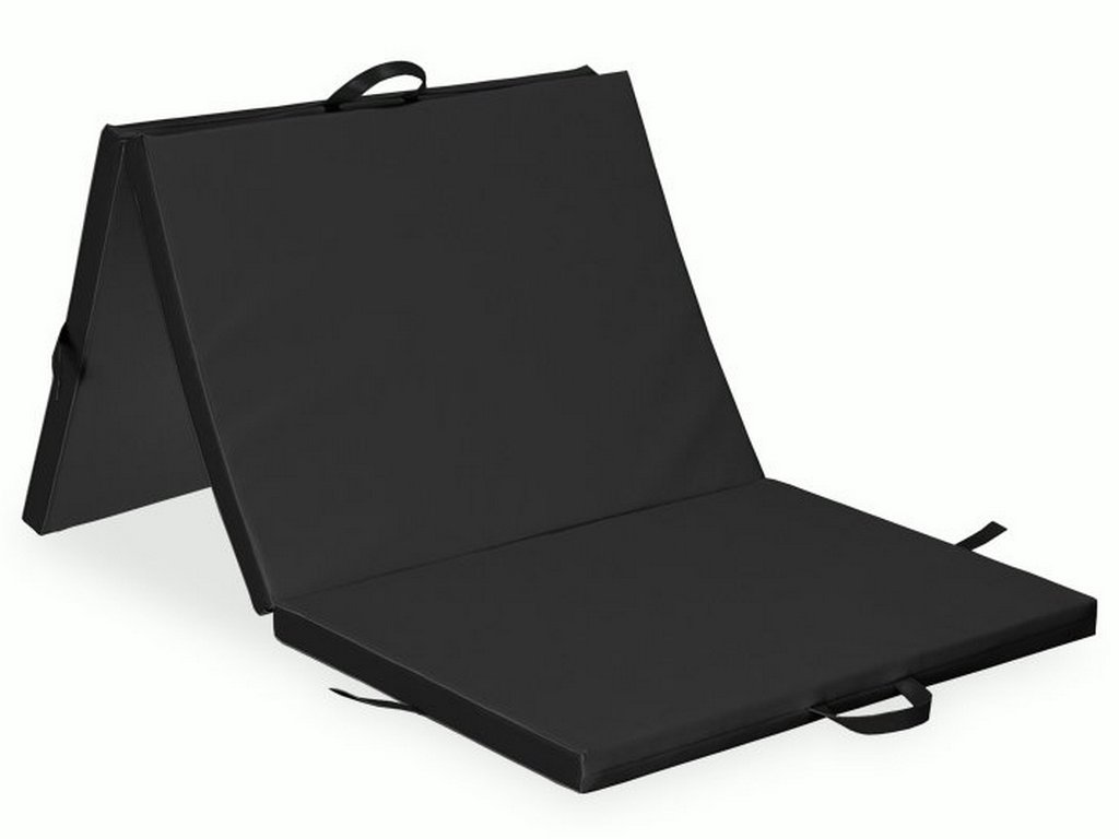 Levně HABYS® Skládací matrace HABYS® třídílná Barva: černá (#15) - Vinyl Flex, Rozměry: 195x100x5cm