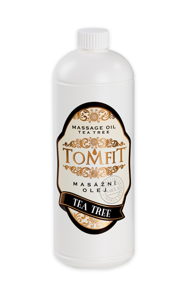 Tomfit masážní olej tea tree 1000 ml