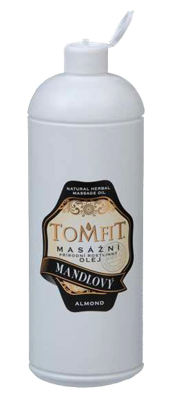 Levně Tomfit masážní olej mandlový Objem: 1000 ml