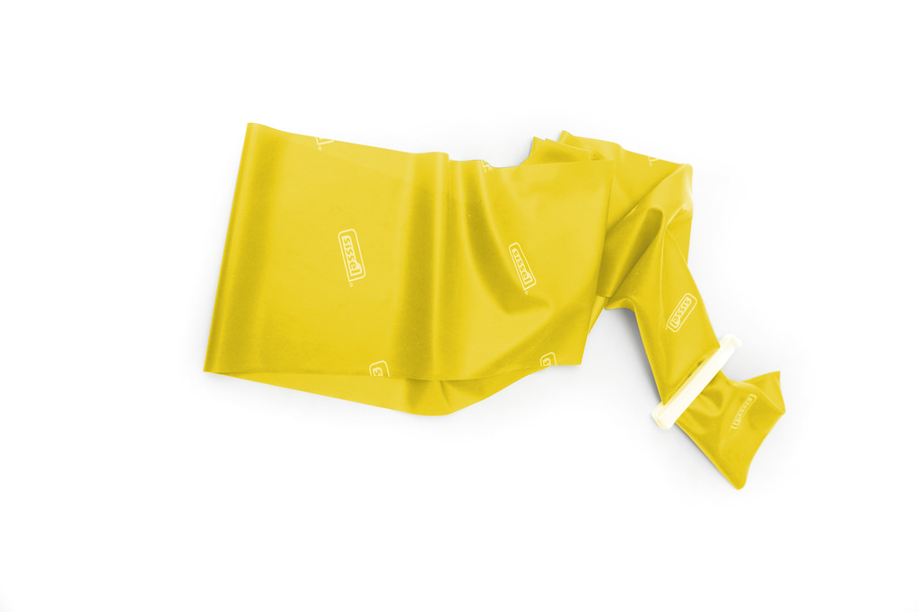 Sissel Fitband Plus Barva: žlutá, Velikosti: 7,5 cm x 2 m