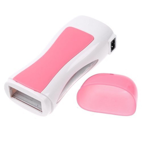 Levně Beautyfor ohřívač depilačního vosku pro roll-on cartridge bílo-růžový