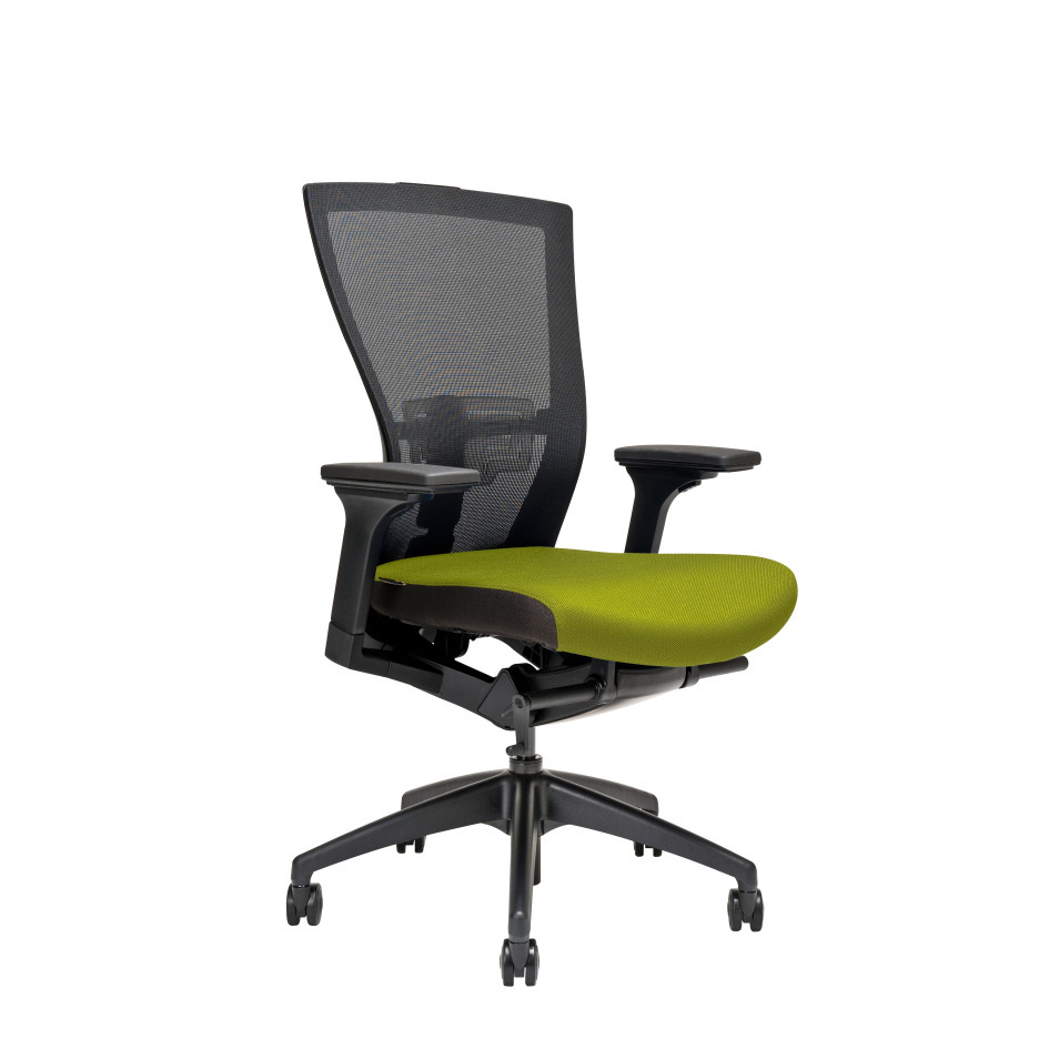 Levně Ergonomická kancelářská židle OfficePro Merens Barva: zelená, Opěrka hlavy: bez opěrky