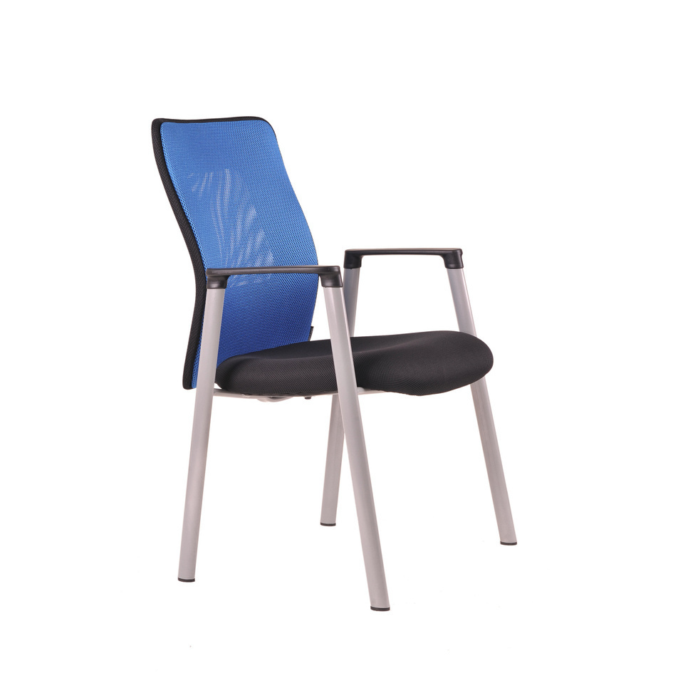 Levně Ergonomická jednací židle OfficePro Calypso Meeting Barva: modrá