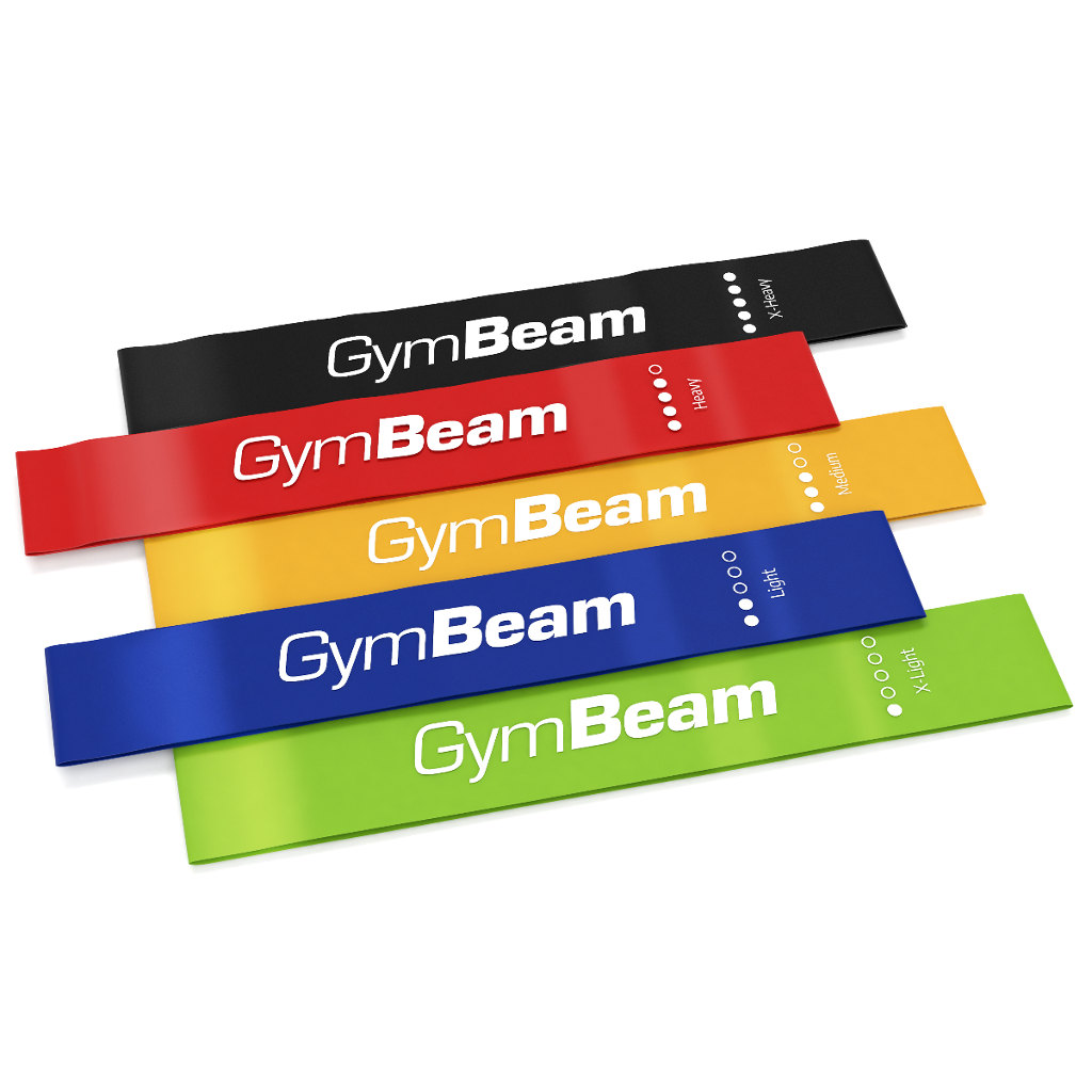 Levně Posilovací gumy GymBeam Resistance 5 Set