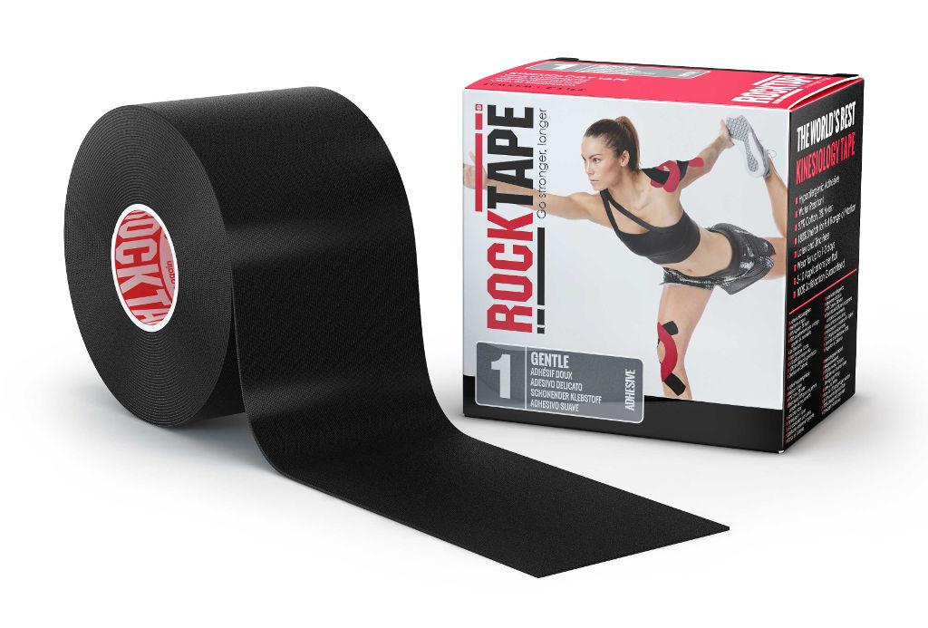 RockTape Kineziologické tejpy RockTapeRX pro citlivou pokožku Barva: černá