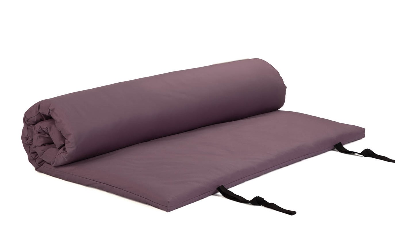 Futon Bodhi Welltouch se snímatelným potahem - 4 vrstvý Barva: fialová, Rozměry: 200x200 cm