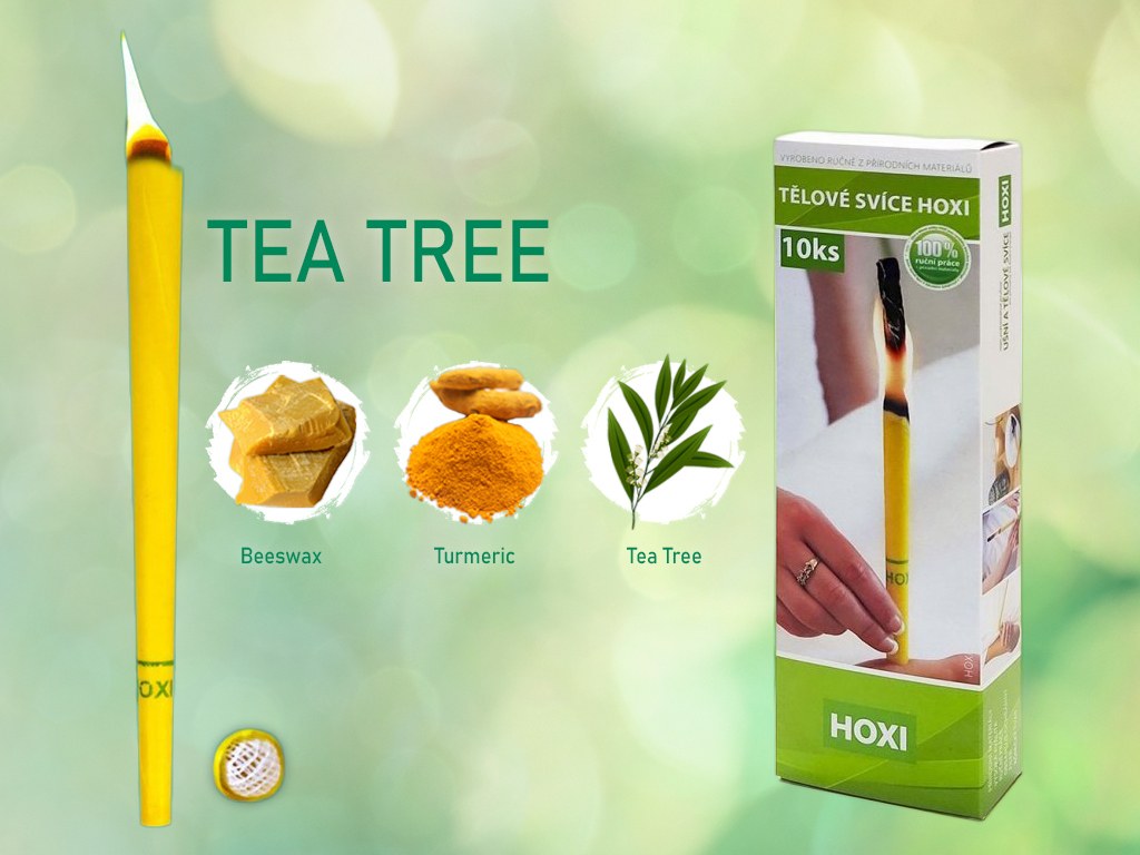 Levně Tělové svíčky HOXI Tea Tree