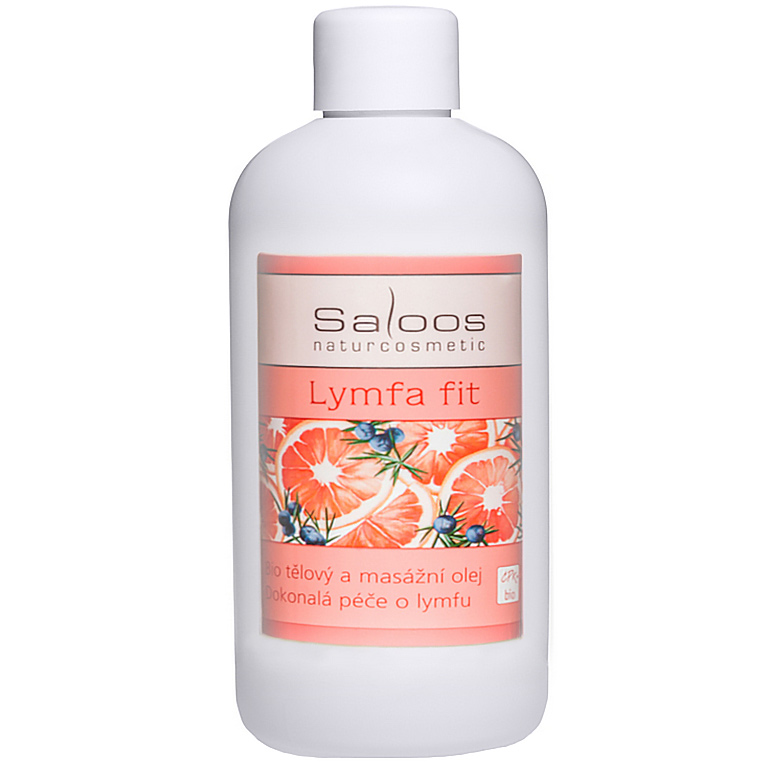 Levně Saloos bio tělový a masážní olej Lymfa fit Objem: 250 ml