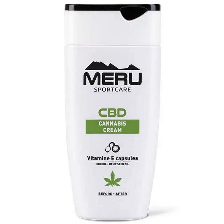 Regenerační masážní krém Meru CBD Cannabis Cream Objem: 150 ml