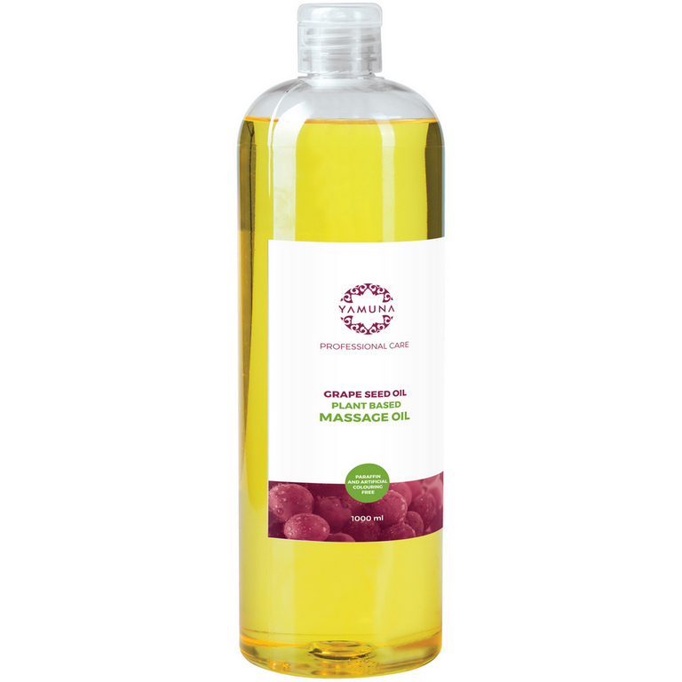 Levně Yamuna rostlinný masážní olej - Hrozno Objem: 1000 ml