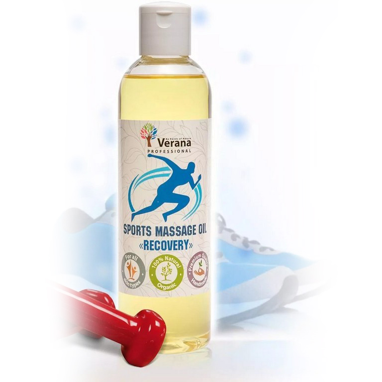 Sportovní masážní olej Verana Recovery Objem: 250 ml