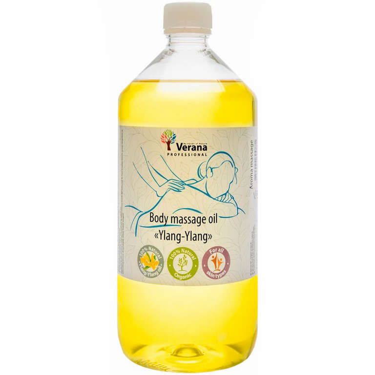 Levně Tělový masážní olej Verana Ylang-Ylang Objem: 1000 ml