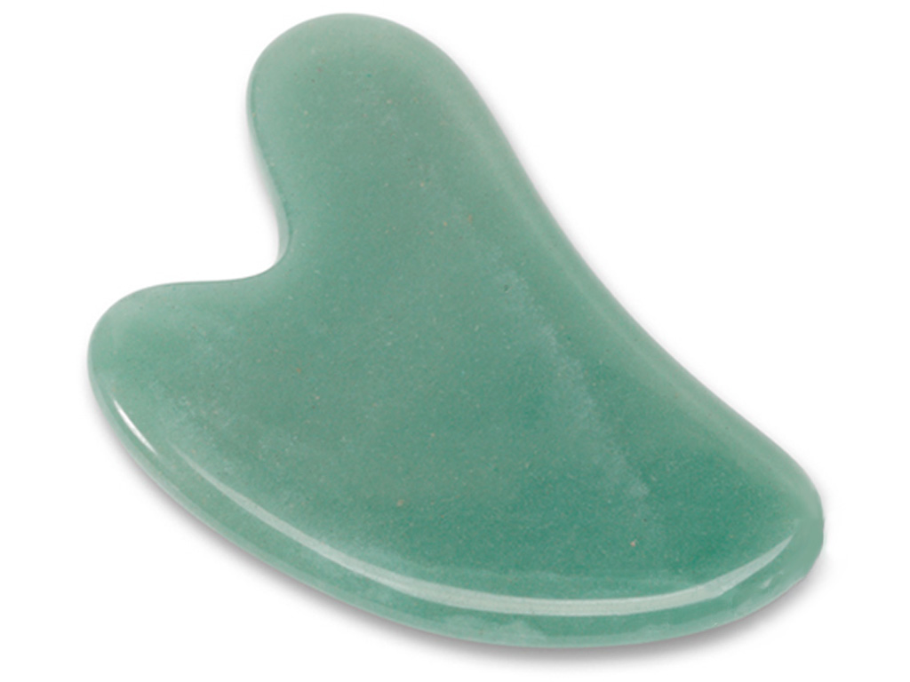 Masážní kámen NonDolens® Gua Sha srdce - Aventurín