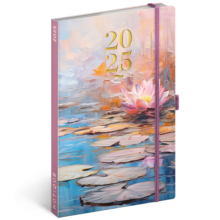 Fabulo Týdenní diář Leknín 2025