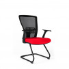 Ergonomická jednací židle OfficePro Themis Meeting červená