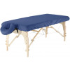 set napinaci plachta fabulo na masazni stul a podhlavnik z mikrovlakna modra