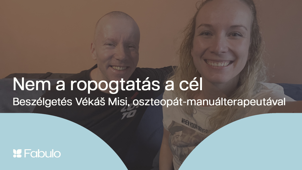 (VIDEÓ) Nem a ropogtatás a cél, hanem hogy a páciens elfelejtse a terapeutát - Beszélgetés Vékáš Misi, oszteopát-manuálterapeutával