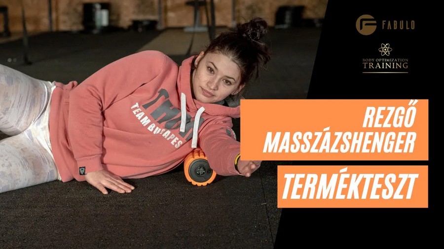 Termékteszt: A Trigger Point GRID Vibe Plus Foam Roller vibrációs henger használata