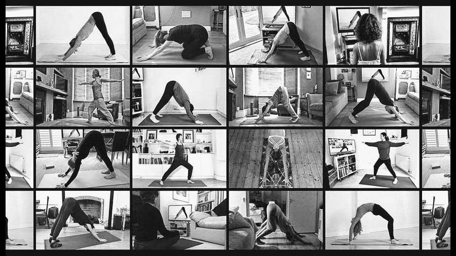 “Maradj otthon” online jóga Yogangával