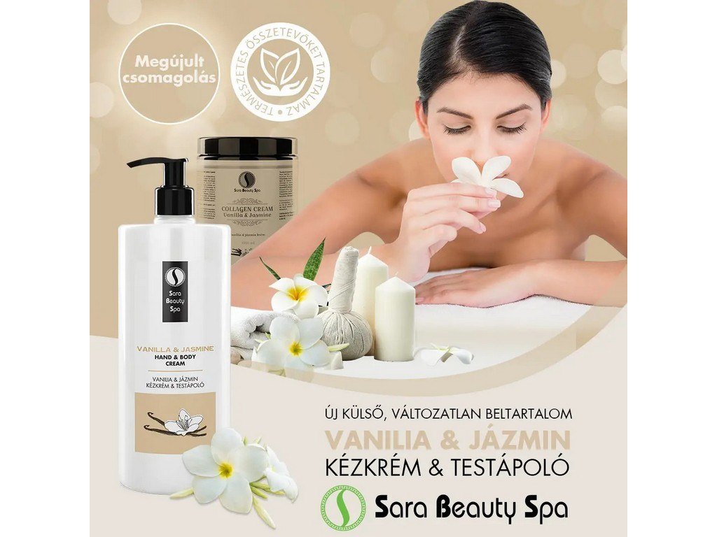 sara beauty spa hidratalo krem vanilia jazmin
