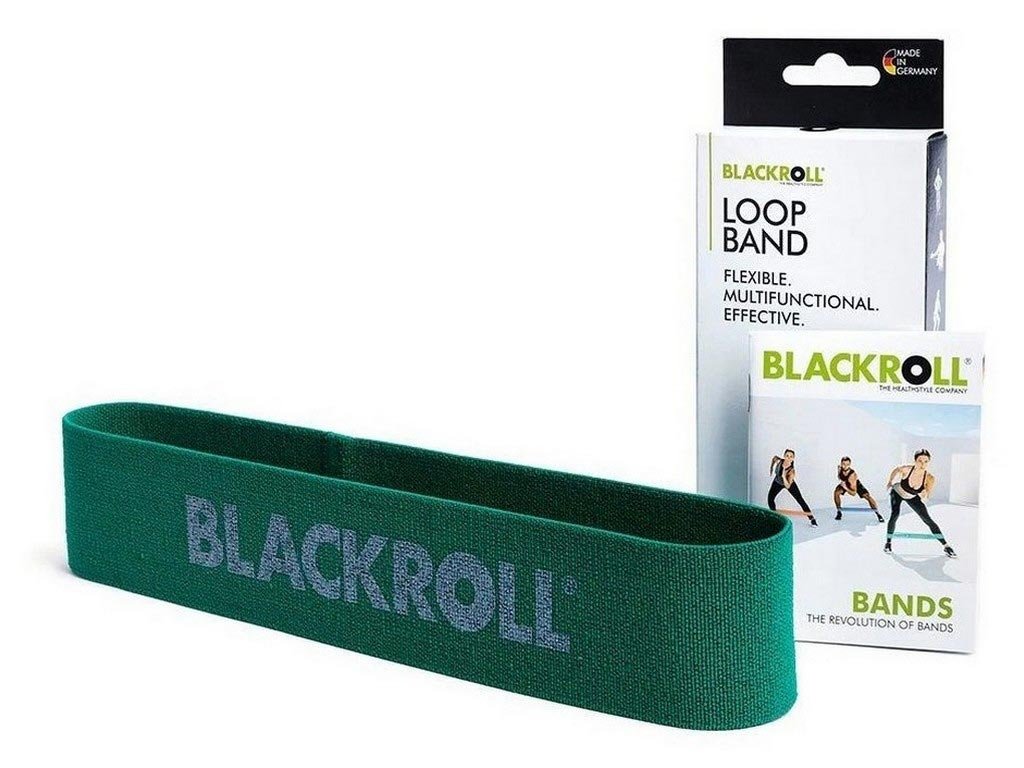 blackroll loop band textilbe szott fitness gumiszalag kozepes ellenallas | 32x6 cm
