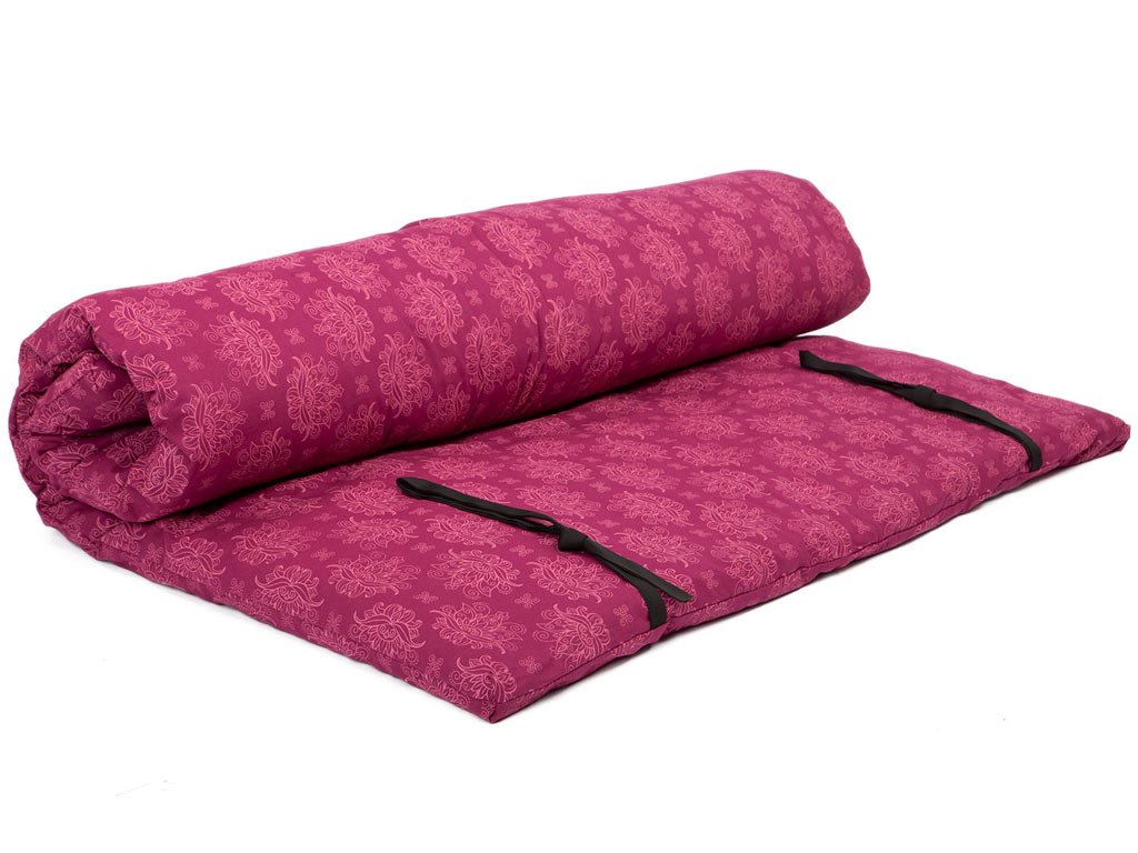 bodhi maharaja shiatsu masszazsmatrac futon leveheto huzattal | rozsaszin | 1