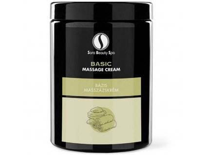 sara beauty spa masszazs krem arcra es testre basic | 1000 ml