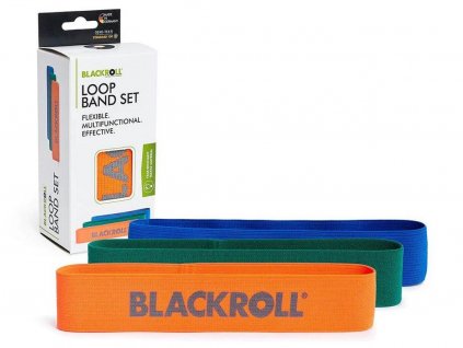 blackroll loop band szett textilbe szott fitness gumiszalag keszlet | 32x6 cm
