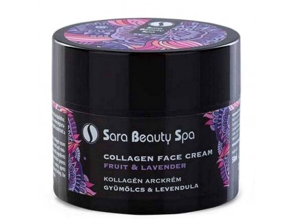 sara beauty spa kollagen arckrem gyumolcs levendula | 50 ml