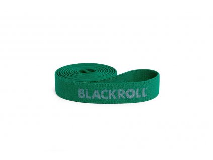 blackroll super band textilbe szott fitnesz gumikotel zold kozepes ellenallas
