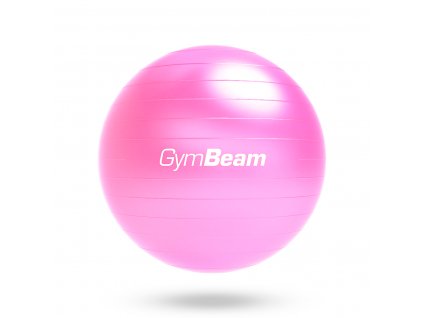 gymbeam fitball fitlabda fitnesz labda 65cm neon rozsaszin