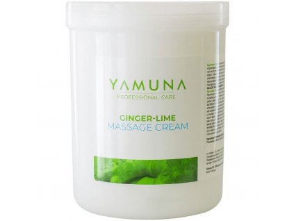 yamuna zsiros masszazskrem gyomber lime illattal | 1000ml